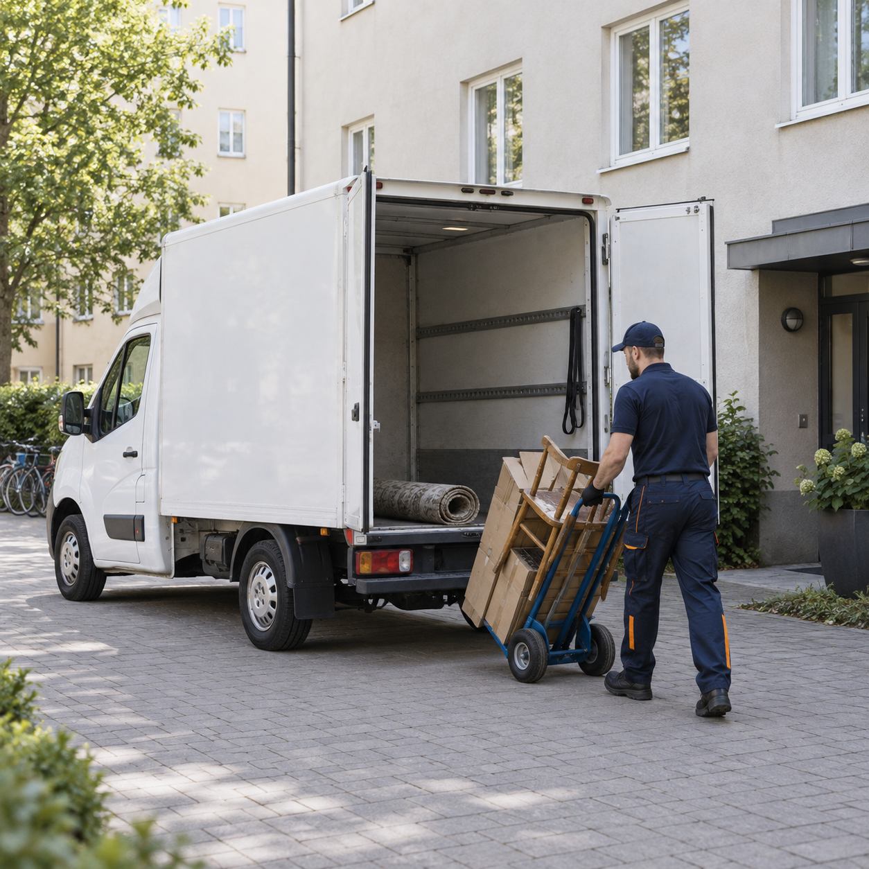 Bortforsling av skräp och grovsopor