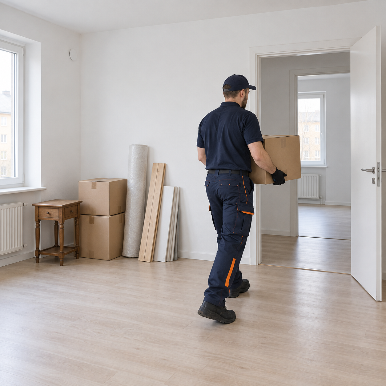 Bortforsling efter flytt och renovering